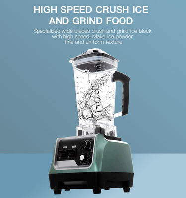 Commerciële smoothie-mixer van 4500 W met slagknop en 2 liter capaciteit