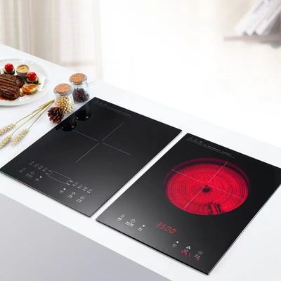 Elektrische kachel 2200W Keramische kookplaat met een enkele brander Installatie tafel Inductie koker