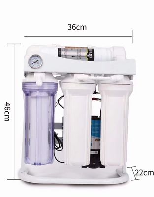 Elektrische drinkwaterreiniger voor huishoudens met 5 filtratiestappen en tank