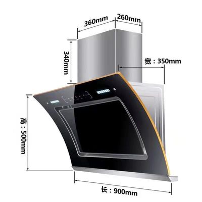 200W elektrostatische kapmachine en olie mist reiniger lampblack reiniger machine