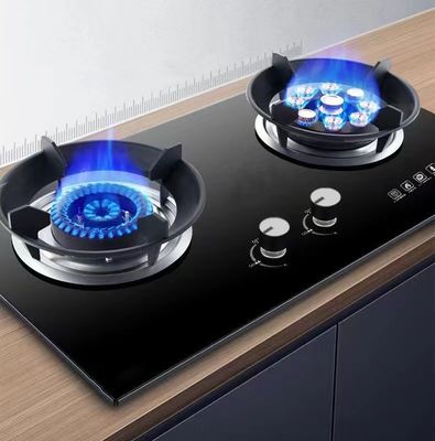 Elektronisch ontstekings- dubbele kachel met negen branders voor huishoudelijke keukens met aardgas en LPG