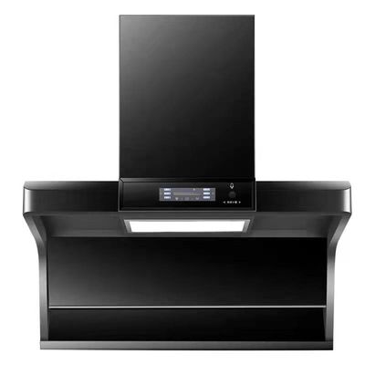 Muurmontage Keuken Island Range Hood met topzuiging en 2*1,5W LED lamp