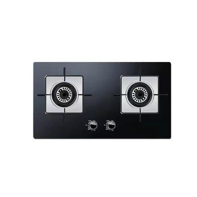 Explosiebestendige glazen panelen Gaskachel met thermocouple Flameout Protection 2 Brander