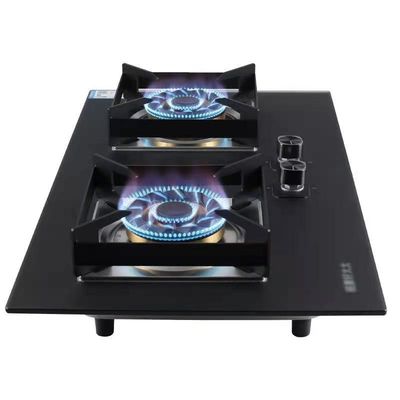 Explosiebestendige glazen panelen Gaskachel met thermocouple Flameout Protection 2 Brander