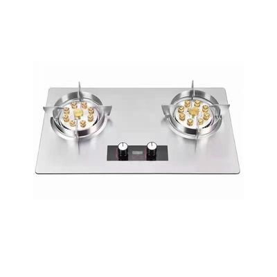 Explosiebestendige glazen panelen Gaskachel met thermocouple Flameout Protection 2 Brander
