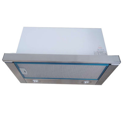 Wandgebouwde keukenkap met gebaren en LED-verlichting