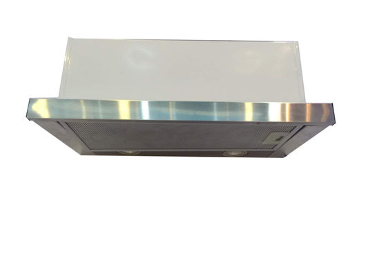 Wandgebouwde keukenkap met gebaren en LED-verlichting