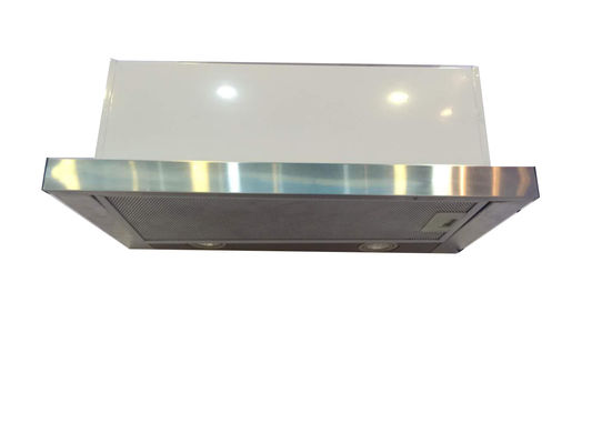 Wandgebouwde keukenkap met gebaren en LED-verlichting