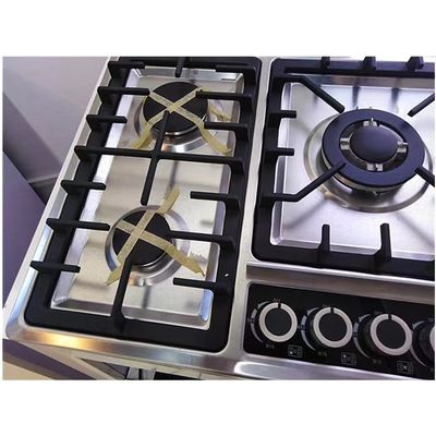 Automatische ontsteking 5 brander gaskachel voor het koken in commerciële keukens