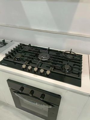 Automatische ontsteking 5 brander gaskachel voor het koken in commerciële keukens