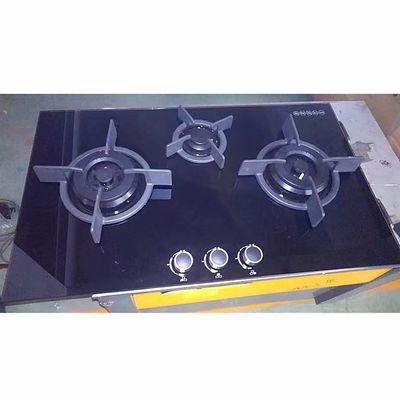 Geen privé-schimmel gas kookplaten 3 brander Home Commerciële blauwe beste vlam kachel Stand Wok