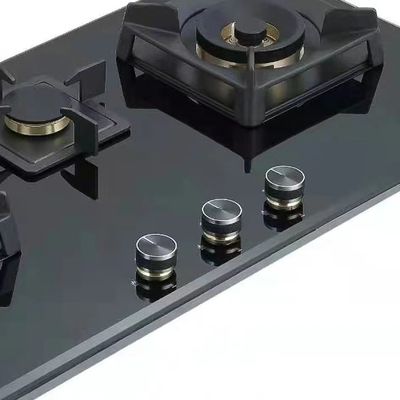 Geen privé-schimmel gas kookplaten 3 brander Home Commerciële blauwe beste vlam kachel Stand Wok