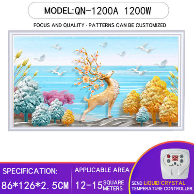 Badkamerverwarmer Infrarood Carbon Crystal Wall Mounted Picture Electric Yoga Heaters