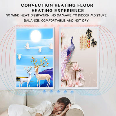 Badkamerverwarmer Infrarood Carbon Crystal Wall Mounted Picture Electric Yoga Heaters