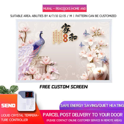 Badkamerverwarmer Infrarood Carbon Crystal Wall Mounted Picture Electric Yoga Heaters