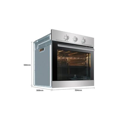 Gezinsruimte elektrische oven met grote capaciteit mechanische timercontrole Single OEM