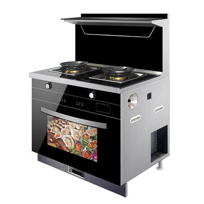 Zijdelings zuigbereik Hood Gaskachel Integratie doos Oven Stoom- en bakmachine