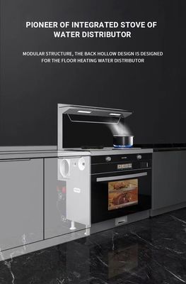 Zijdelings zuigbereik Hood Gaskachel Integratie doos Oven Stoom- en bakmachine