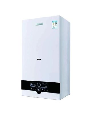 Wand gemonteerd 28 kW gas waterverwarmer voor 140-160 vierkante meter dubbele gebalanceerde rook