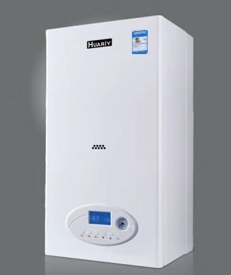 Wand gemonteerd 28 kW gas waterverwarmer voor 140-160 vierkante meter dubbele gebalanceerde rook
