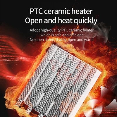 App-gecontroleerde swing draagbare elektrische PTC-verwarmer snelle verwarming voor huishoudelijke badkamer