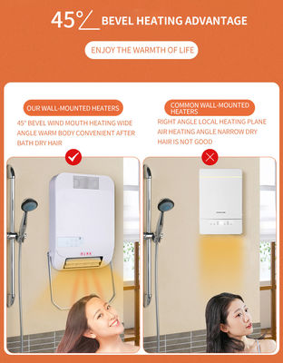 ABS en elektronische componenten Elektrische verwarming voor kleine badkamers QN-1800
