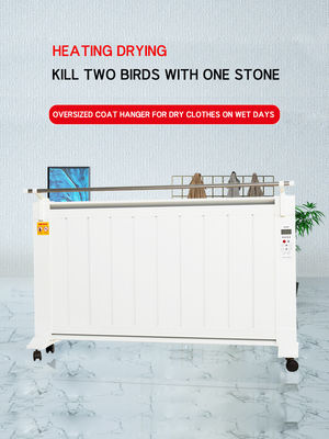 Elektrisch lcd-scherm wifi-app wandmontage badkamer radiator convectieverwarmer 1600W 220V