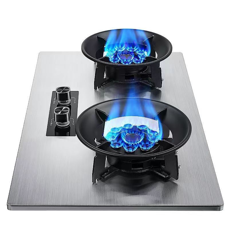 Keuken Kookapparaat Tengao Metalen Edelstaf Hoofdknop Knop Natuurgas / Dubbelbrander Gaskachel
