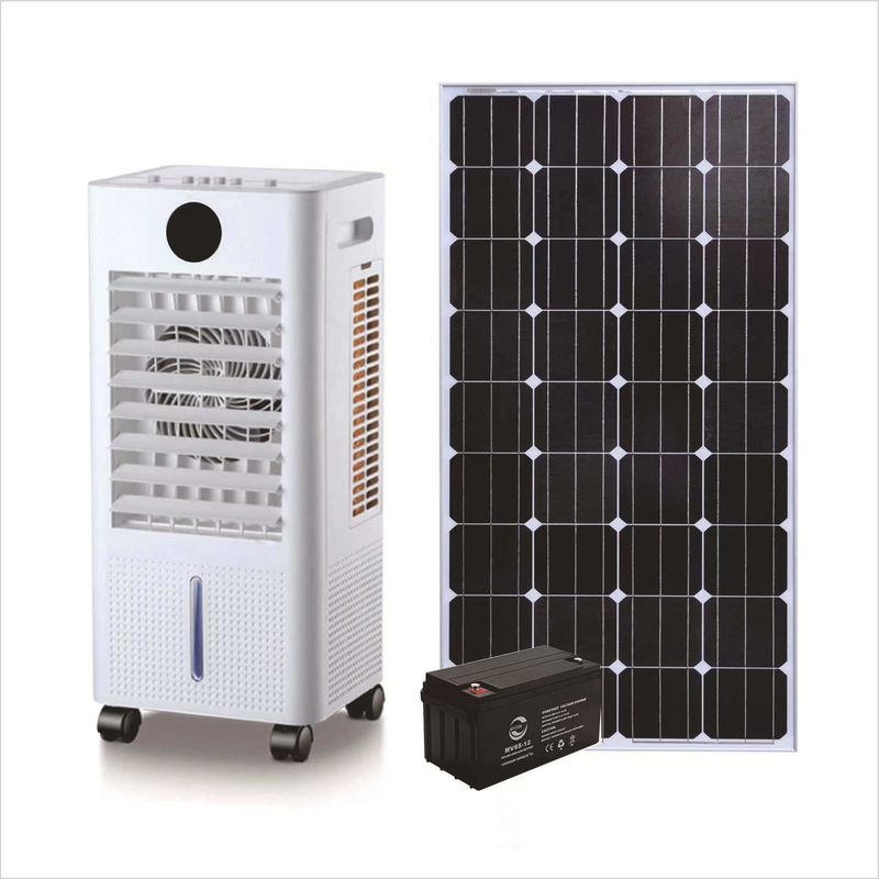 Solar DC Charging Cooling Fan Perfect voor buitenkoeling en luchtcirculatie