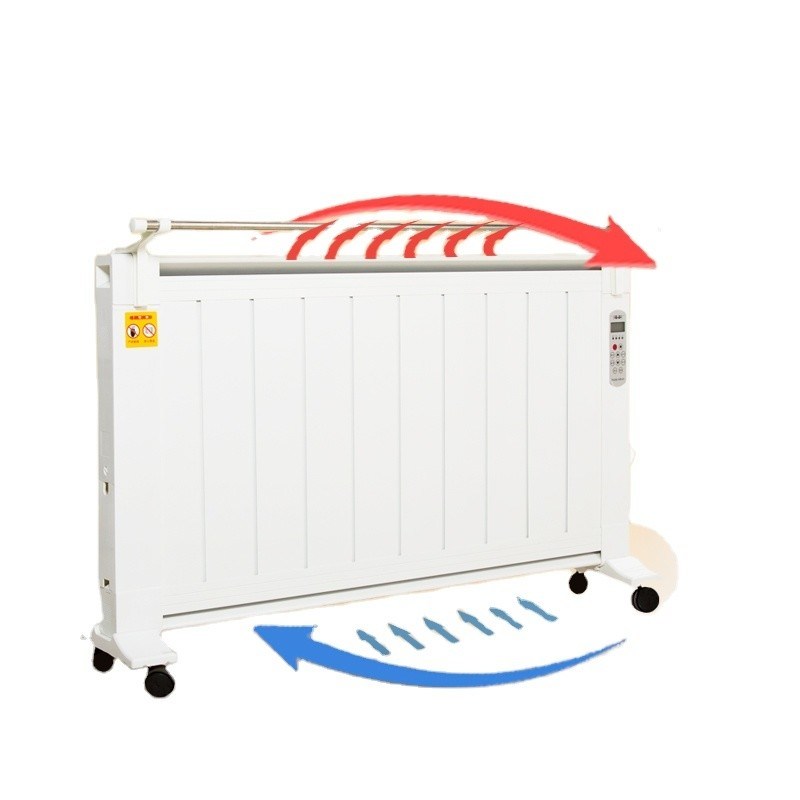 Elektrisch lcd-scherm wifi-app wandmontage badkamer radiator convectieverwarmer 1600W 220V